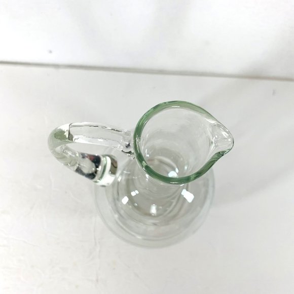 Vintage Crystal Glass Etched Wine Decanter Grape Vine and Leaves 11" Hand Blown - Picture 4 of 8